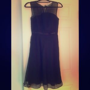 100% Silk Black Dress